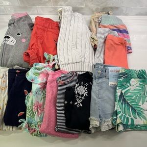 Baby girl clothes sizes 18 months & 2T